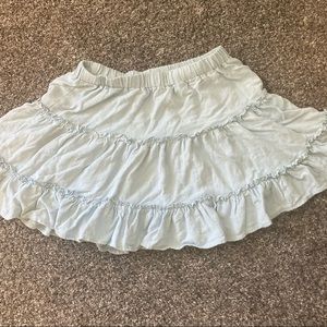 BABY BLUE PRINCESS POLLY SKIRT PREPPY